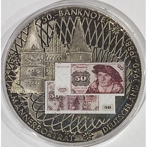 Реверс монеты Либерия, 1 доллар, 2002, 50 марок, 1960-1988