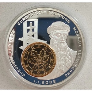 Реверс монеты Либерия, 1 доллар, 2002, Германия, 5 центов
