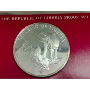 Реверс монеты Либерия, 5 долларов, 1979, Либерия