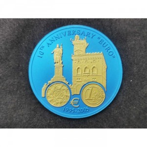 Реверс монеты Либерия, 5 долларов, 2005, Сан-Марино