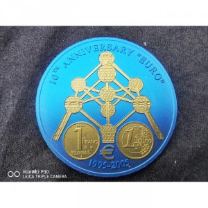 Реверс монеты Либерия, 5 долларов, 2005, Бельгия