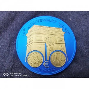 Реверс монеты Либерия, 5 долларов, 2005, Франция