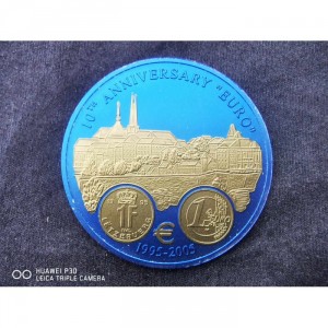 Реверс монеты Либерия, 5 долларов, 2005, Люксембург