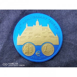 Реверс монеты Либерия, 5 долларов, 2005, Испания