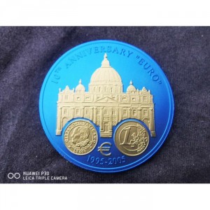Реверс монеты Либерия, 5 долларов, 2005, Ватикан