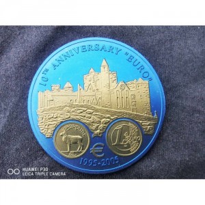 Реверс монеты Либерия, 5 долларов, 2005, Ирландия