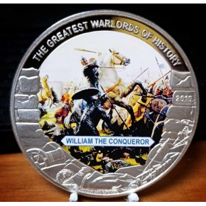 Реверс монеты Либерия, 5 долларов, 2010, Вильгельм I Завоеватель