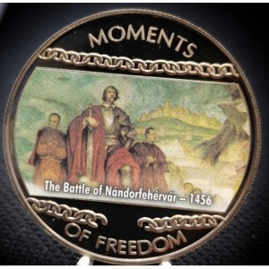 Реверс монеты Либерия, 10 долларов, 2004, Осада Белграда - 1456