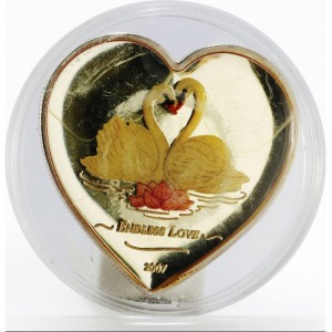 Реверс монеты Либерия, 10 долларов, 2007, Бесконечная любовь