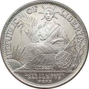 Аверс монеты Либерия, 20 долларов, 1999, Миллениум - Y2K /Проблема 2000 года/