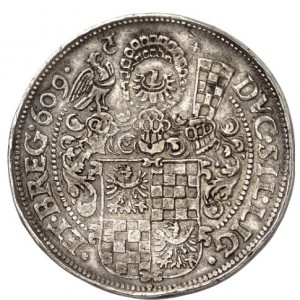 Реверс монеты Лигниц-Бриг, 2 талера, 1609