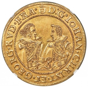 Аверс монеты Лигниц-Бриг, 6 дукатов, 1610