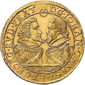 Аверс монеты Лигниц-Бриг, 10 дукатов, 1617-1619