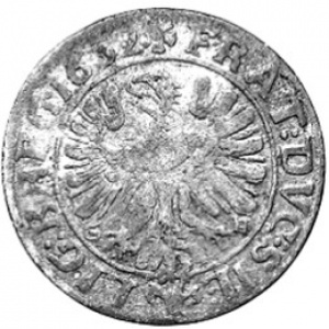 Реверс монеты Лигниц-Бриг, 3 крейцера, 1651-1652
