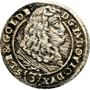 Аверс монеты Лигниц-Бриг, 3 крейцера, 1659-1662