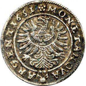 Реверс монеты Лигниц-Бриг, 3 крейцера, 1659-1662