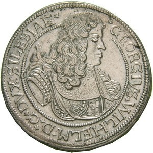 Аверс монеты Лигниц-Бриг, 15 крейцеров, 1675