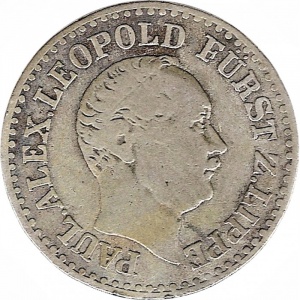 Аверс монеты Липпе, 1 серебряный грош, 1847