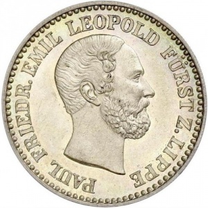 Аверс монеты Липпе, 2½ серебряных гроша, 1860