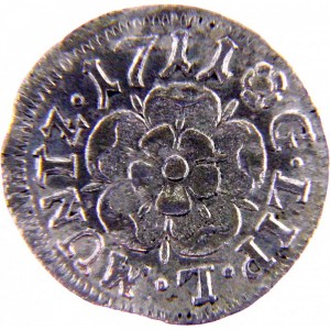 Аверс монеты Липпе, 1/48 талера, 1711-1714