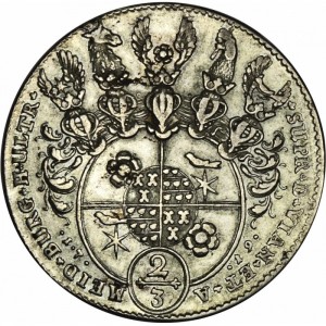 Реверс монеты Липпе, ⅔ талера, 1719-1722