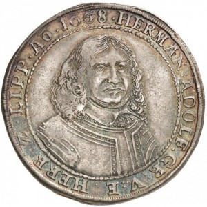 Аверс монеты Липпе, 1 талер, 1658