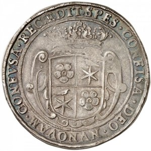 Реверс монеты Липпе, 1 талер, 1658