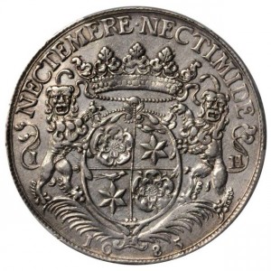 Реверс монеты Липпе, 1 талер, 1685
