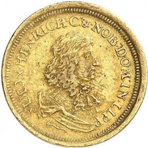 Аверс монеты Липпе, 5 дукатов, 1673