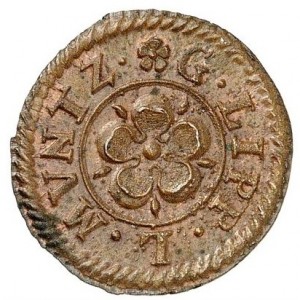 Аверс монеты Липпе, 2 пфеннига, 1715