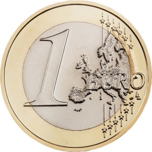 Реверс монеты Литва, 1 евро, 2015-2026