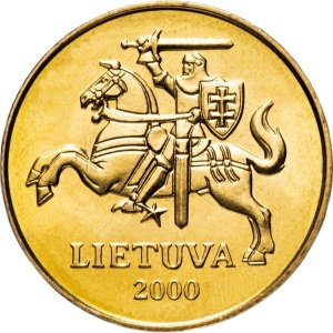 Аверс монеты Литва, 50 центов, 1997-2014