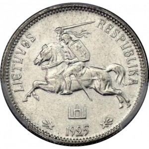 Аверс монеты Литва, 2 лита, 1925