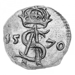 Аверс монеты Литва, 2 денара, 1550-1570