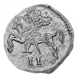 Реверс монеты Литва, 2 денара, 1550-1570