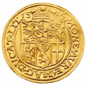 Реверс монеты Литва, 1 дукат, 1547-1571