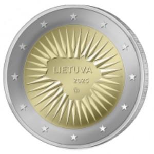 Аверс монеты Литва, 2 евро, 2025, Оборона страны