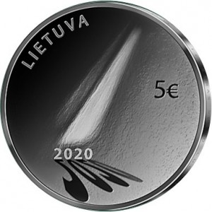 Аверс монеты Литва, 5 евро, 2020, Надежда