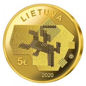 Аверс монеты Литва, 5 евро, 2020, Литовская наука - Сельскохозяйственные науки