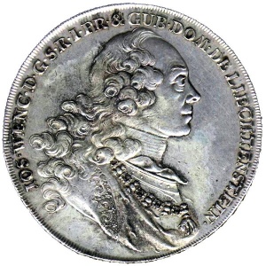 Аверс монеты Лихтенштейн, 1 талер, 1758