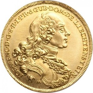 Аверс монеты Лихтенштейн, 1 дукат, 1758