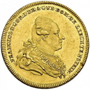 Аверс монеты Лихтенштейн, 1 дукат, 1778