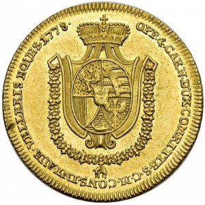 Реверс монеты Лихтенштейн, 1 дукат, 1778