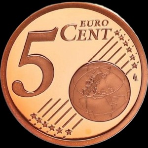Реверс монеты Люксембург, 5 евроцентов, 2026