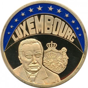 Аверс монеты Люксембург, 1 ЭКЮ, 1997, Жан, великий герцог Люксембурга