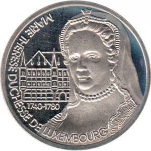 Реверс монеты Люксембург, 5 ЭКЮ, 1994, Мария Терезия