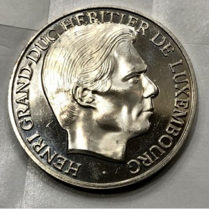 Реверс монеты Люксембург, 5 ЭКЮ, 1998, Анри