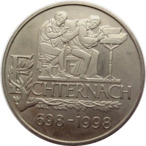 Реверс монеты Люксембург, 5 евро, 1998, Эхтернах