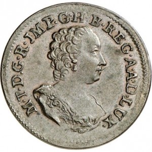 Аверс монеты Люксембург, 1 лиард, 1757