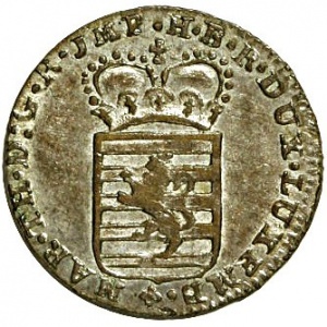 Аверс монеты Люксембург, 1 соль, 1775